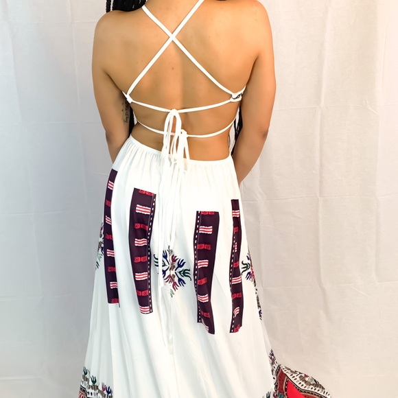 Multi-Print Maxi Dress - Picture 3 of 3